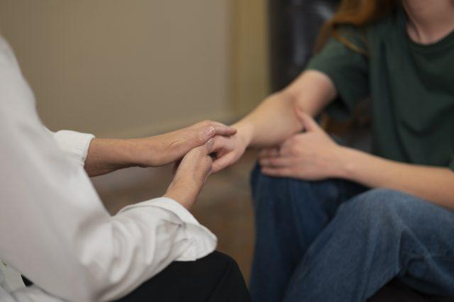 Therapy ignites connectivity and closeness by holding hands
